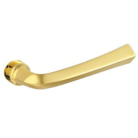 Baldwin 5141003MR lifetime polished brass passage & privacy door lever