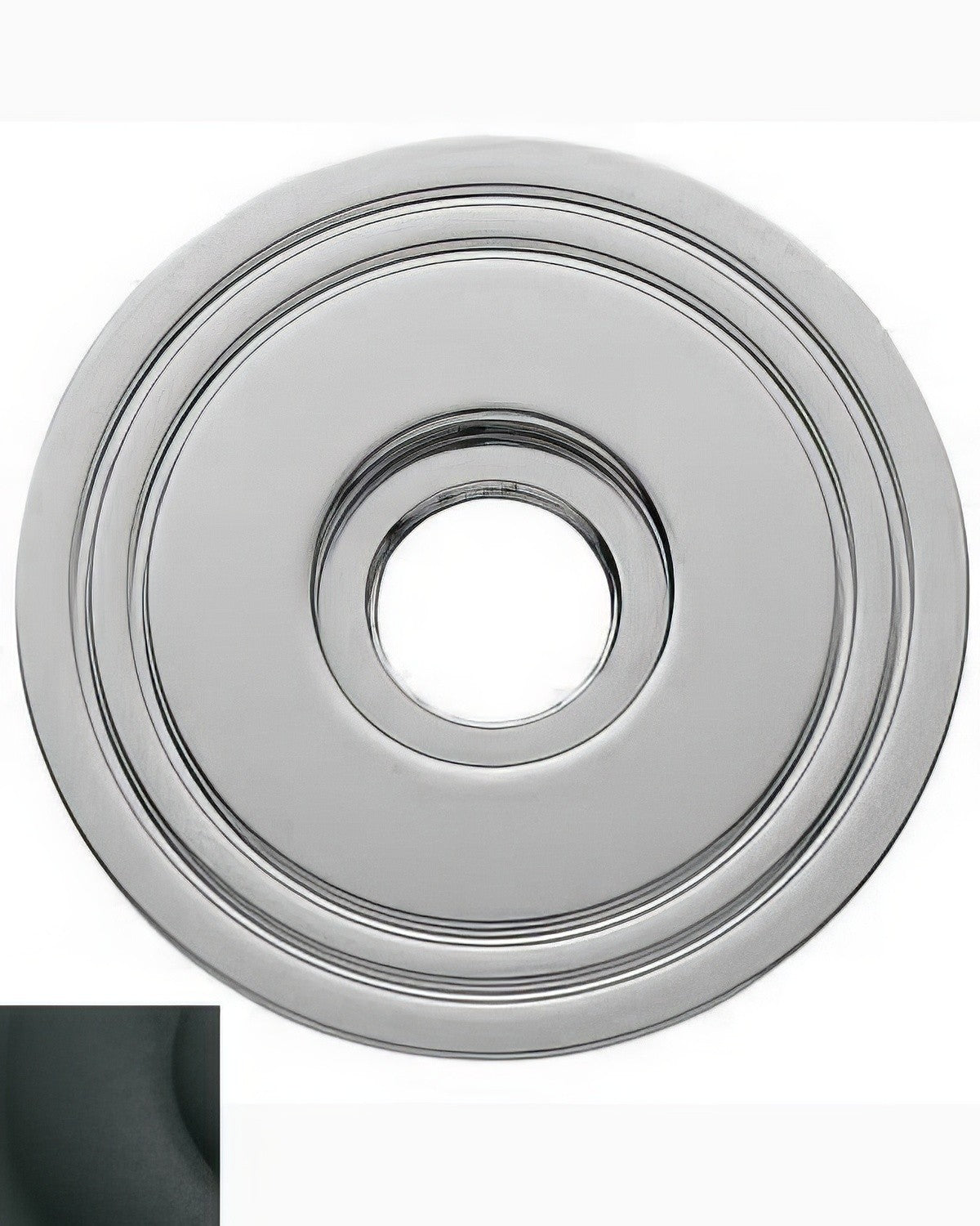 Baldwin 5147190I satin black rosette