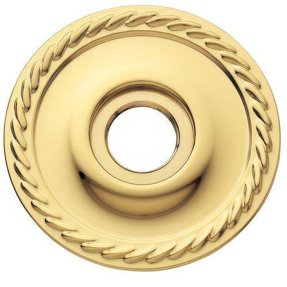 Baldwin 5149003 lifetime polished brass rosette