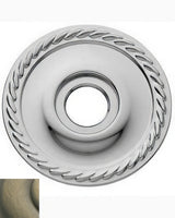 Baldwin 5149050 satin brass and black rosette
