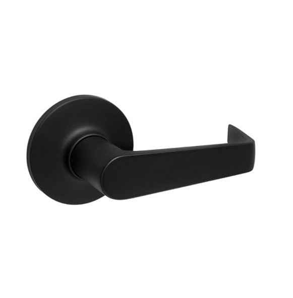 Kwikset Light Commercial Carson Half Dummy Door Lever in Matte Black