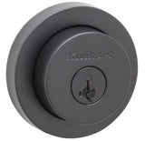 Kwikset 158RDT Milan Round Rose Single Cylinder Deadbolt SmartKey in Satin Nickel