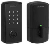 Kwikset 9800WIFITHRDTSCRS2 Halo Select Contemporary S2 Touchscreen Deadbolt in Matte Black