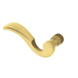 Baldwin 5152060LMR satin brass and brown single dummy