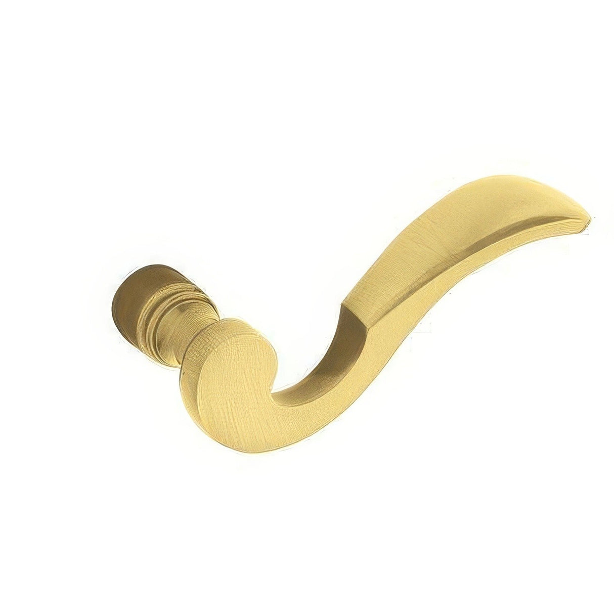 Baldwin 5152060RMR satin brass and brown single dummy