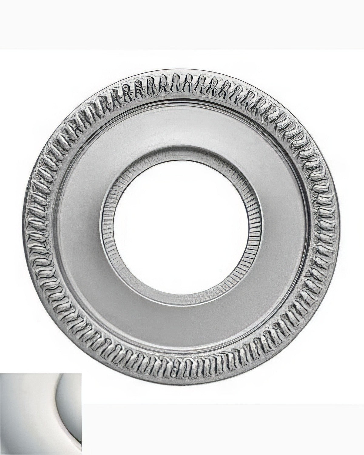 Baldwin 5156055I lifetime polished nickel rosette