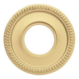 Baldwin 5156060 satin brass and brown rosette