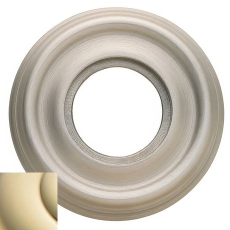 Baldwin 5157003 lifetime polished brass rosette