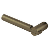 Baldwin 5161050LMR satin brass and black single dummy