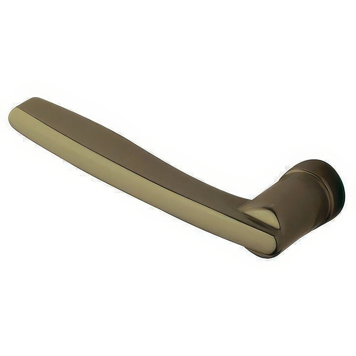 Baldwin 5164050LMR satin brass and black dummy door lever
