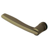 Baldwin 5164050LMR satin brass and black dummy door lever