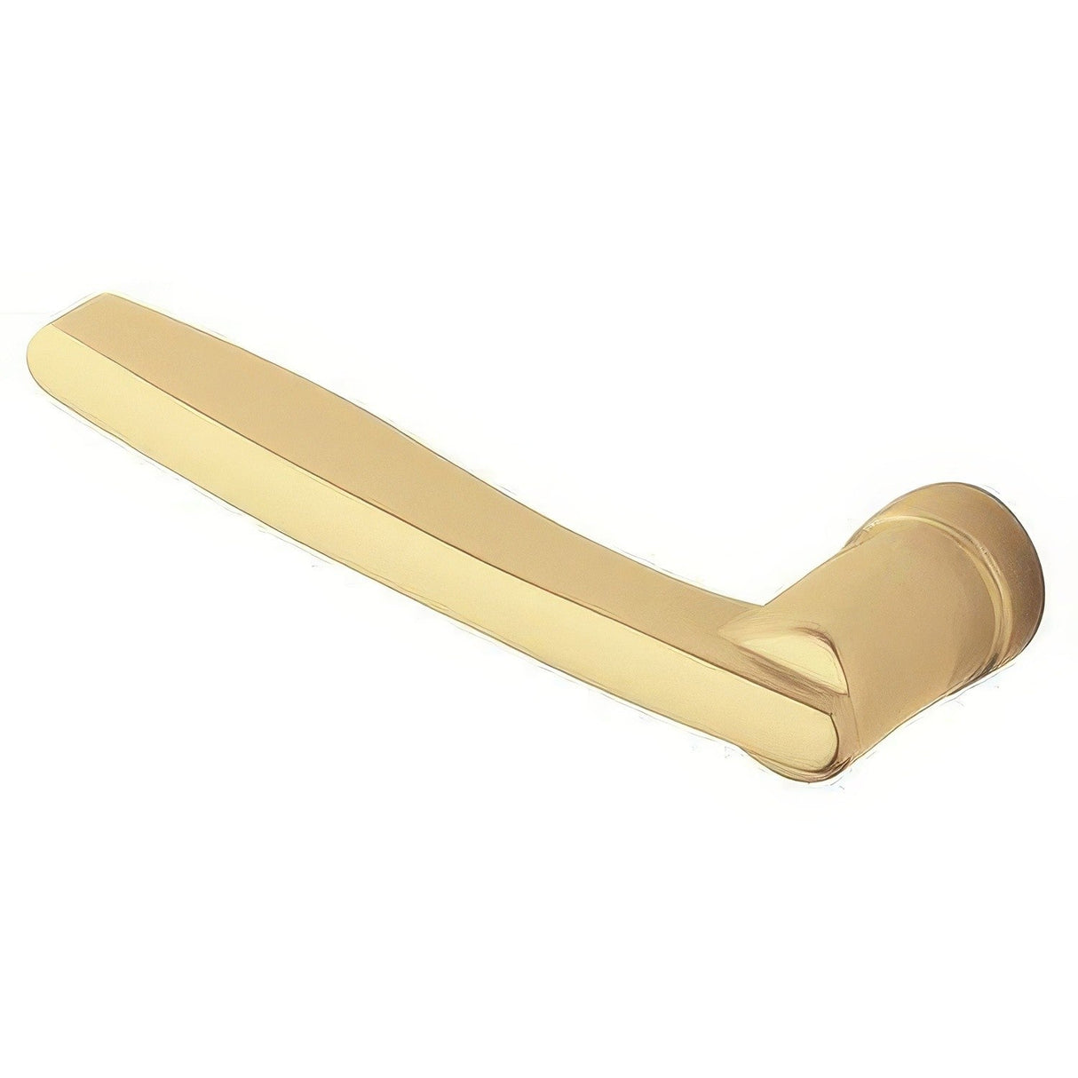 Baldwin 5164060LMR satin brass and brown dummy door lever