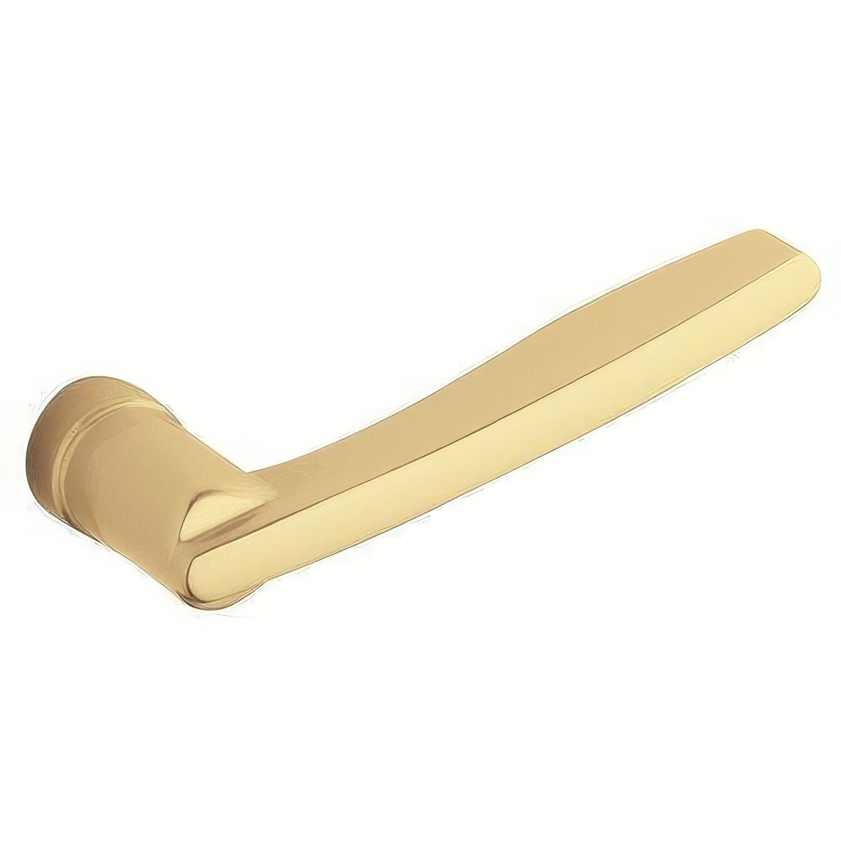 Baldwin 5164060RMR satin brass and brown dummy door lever