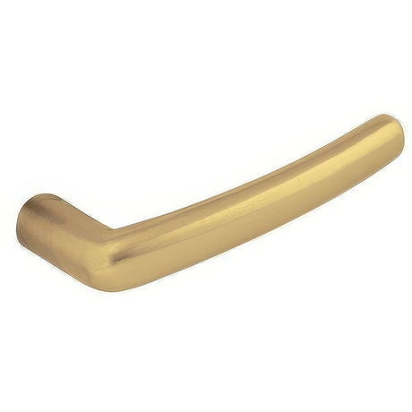 Baldwin 5165060MR satin brass and brown dummy door lever