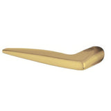 Baldwin 5166060LMR satin brass and brown single dummy