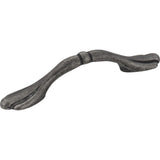 Elements 516ASM distressed antique silver cabinet pull