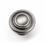 Laurey 51806 518 Windsor 1-3/8" Zinc Cabinet Knob Antique Pewter