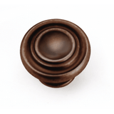 Laurey 51877 518 Windsor 1-3/8" Zinc Cabinet Knob Venetian Bronze