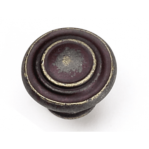 Laurey 51878 518 Windsor 1-3/8" Zinc Cabinet Knob Weathered Antique Bronze