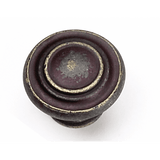 Laurey 51878 518 Windsor 1-3/8" Zinc Cabinet Knob Weathered Antique Bronze