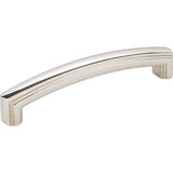 Jeffrey Alexander 519-128NI polished nickel cabinet pull