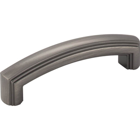 Jeffrey Alexander 519-96BNBDL brushed pewter cabinet drawer pull