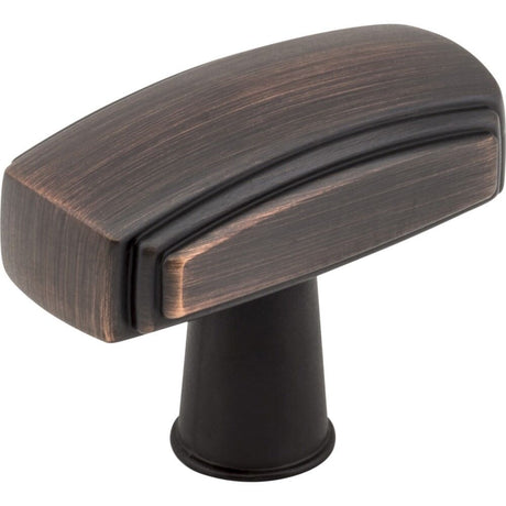 Jeffrey Alexander 519DBAC brushed oil rubbed bronze cabinet knob
