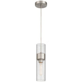 Access Lighting 52009LEDDLP-BS/CLR 1 light led pendant
