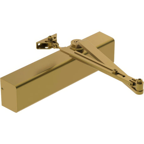 Hager 5200MLT16GOL gold surface mount door closer