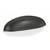 Laurey 52020 520 Nantucket 3" Solid Brass Cup Pull Matte Black