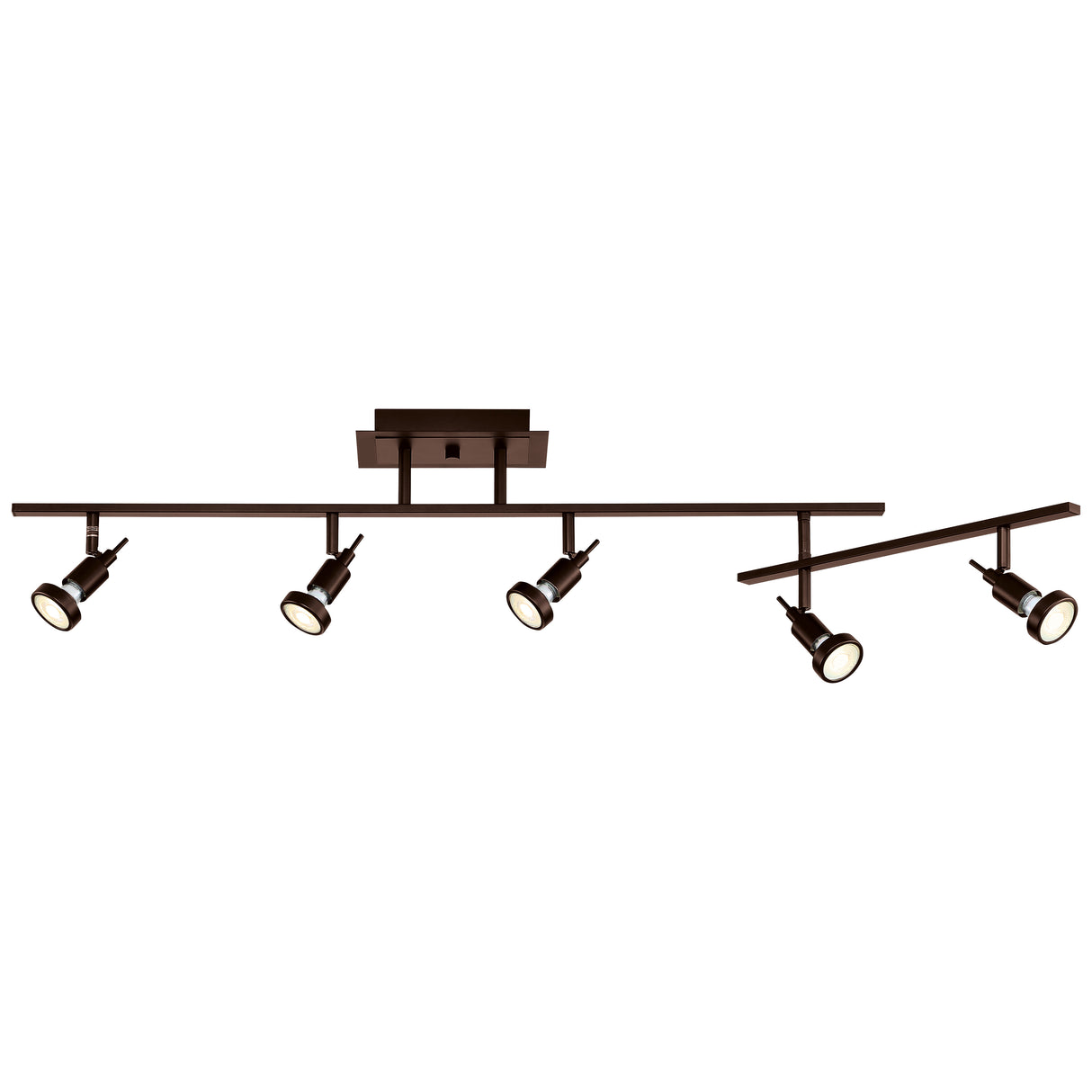 Access Lighting 52042-BRZ 5 light adjustable track