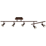Access Lighting 52042-BRZ 5 light adjustable track