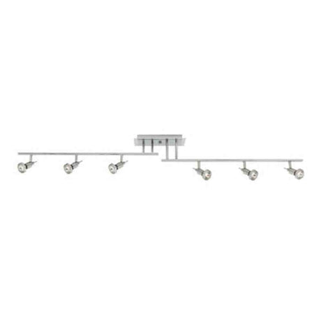 Access Lighting 52043LEDDLP-BS brushed steel led semi flush