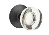 Emtek 5207MDCUS19 flat black privacy door knob