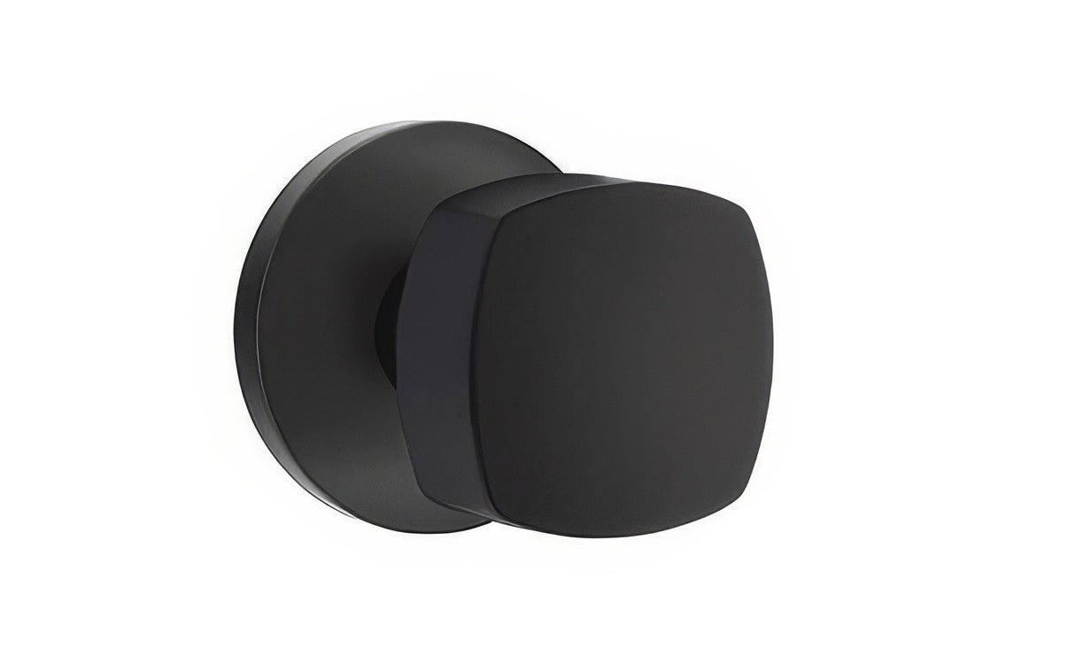 Emtek 5209FRKUS19 flat black privacy door knob