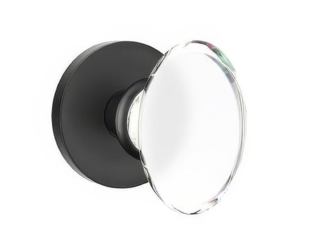 Emtek 5209HTUS19 flat black privacy door knob