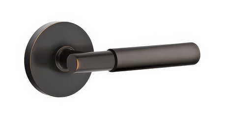 Emtek 5209MYLUS10BLH oil rubbed bronze privacy door lever