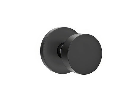 Emtek 5209ROUUS19 flat black privacy door knob