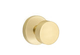 Emtek 5209ROUUS4 satin brass privacy door knob