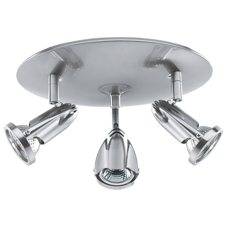 Access Lighting 52103-BS Cobra spotlight in satin stainless, front view
