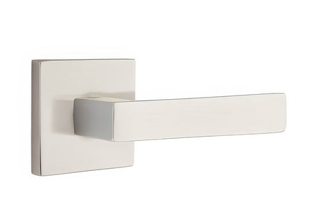 Emtek 5210DTUS15LH satin nickel privacy door lever