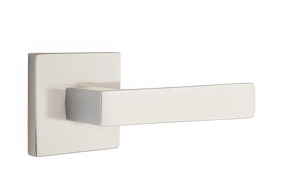 Emtek 5210DTUS15RH satin nickel privacy door lever