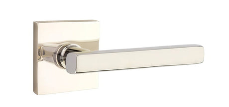 Emtek 5210FRLUS14LH polished nickel lifetime privacy door lever