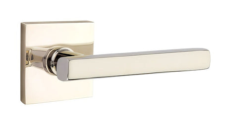 Emtek 5210FRLUS14RH polished nickel lifetime privacy door lever