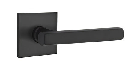 Emtek 5210FRLUS19RH flat black privacy door lever