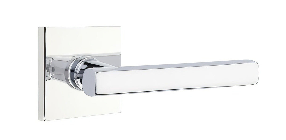 Emtek 5210FRLUS26RH polished chrome privacy door lever