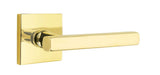 Emtek 5210FRLUS3NLRH unlacquered brass privacy door lever