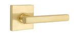Emtek 5210FRLUS4RH satin brass privacy door lever