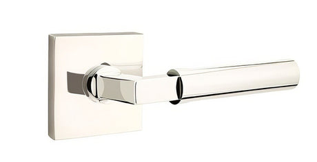 Emtek 5210HECUS14LH polished nickel lifetime privacy door lever