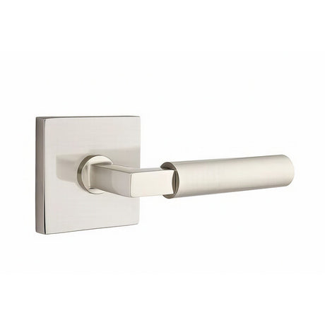 Emtek 5210HECUS15LH satin nickel privacy door lever